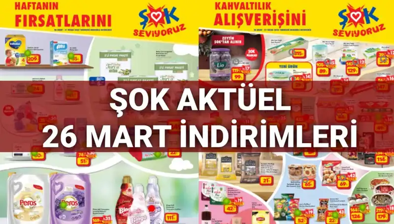 ŞOK Aktüel Kataloğu 26 Mart’ta Hangi Ürünleri Sunuyor?