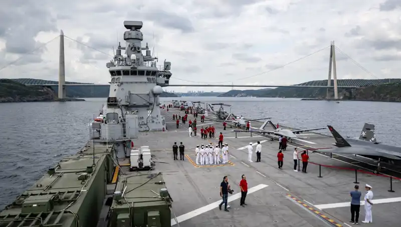 TCG Anadolu, Sarayburnu'ndan Son Yolculuğuna Çıktı: İşte Detaylar
