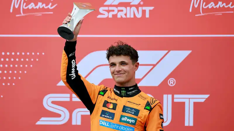 Lando Norris, Formula 1'de Tarihi Bir Başarıya İmza Attı